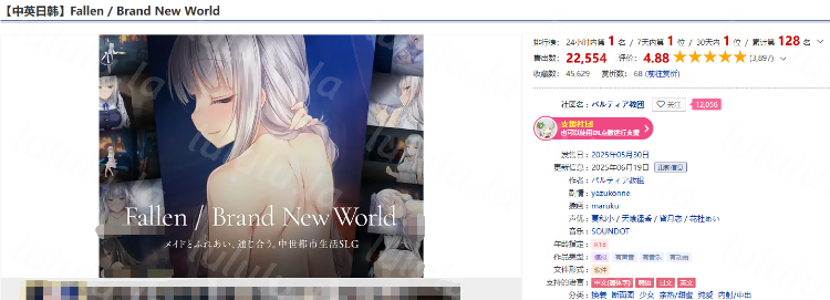【爆款SLG】Fallen / Brand New World Ver1.04 DL官方中文版