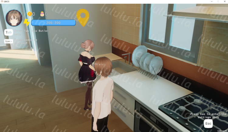 【互动SLG】[3D]好色管家俏姐妹 官方体验版[Demo]
