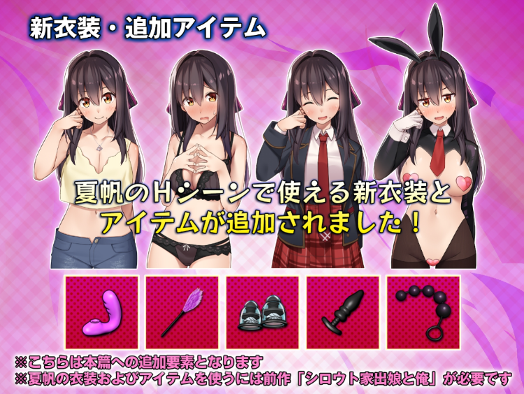 【同居养成SLG】「シロウト家出娘と俺 Sweet Days Ver1.00」DLC篇[新作][生肉]