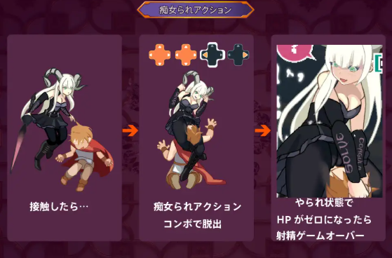 【像素ACT】ゆうわく淫魔城 Ver1.21 精翻汉化版