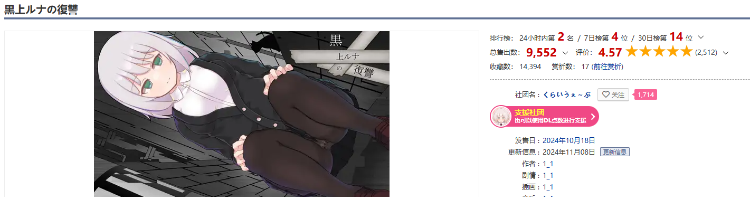 【日式RPG】黑上露娜的复仇 Ver1.04 DL官方AI汉化版