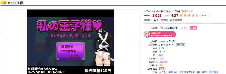 【日式RPG】私の王子様 AI汉化版