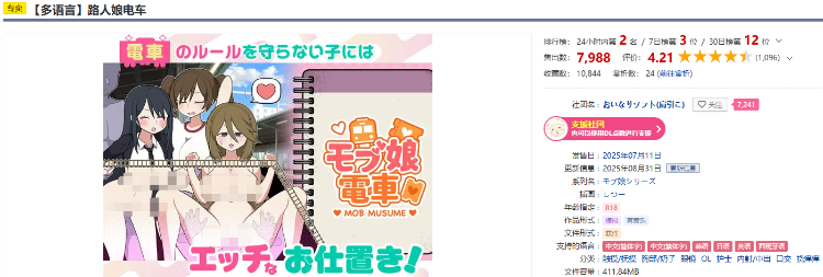 【互动SLG】路人娘电车 Ver1.30 DL官方中文版