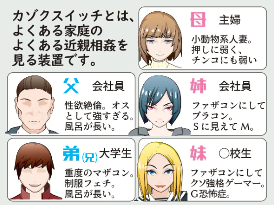 【日式RPG】カゾクスイッチ DL版[生肉]