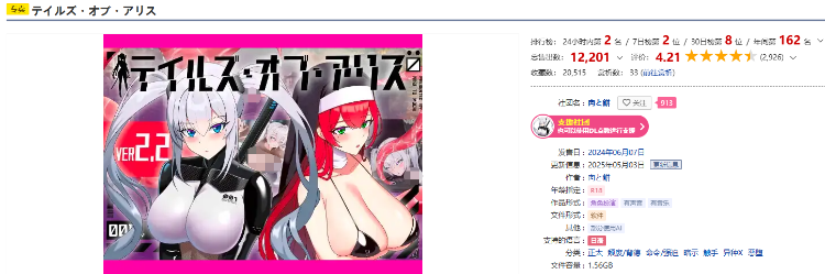 【日式RPG】Tales of Alice Ver2.3 AI汉化版