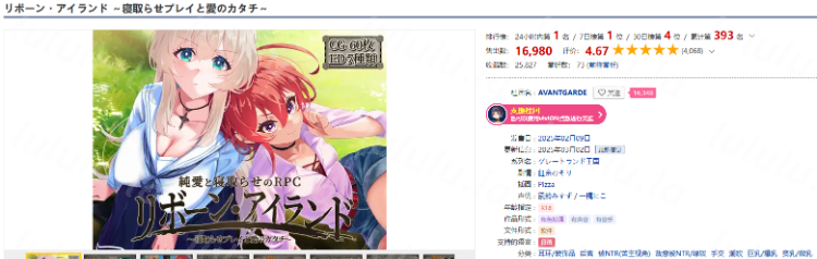 【日式RPG】リボーン・アイランド ～寝取らせプレイと愛のカタチ～Ver1.05 AI汉化版