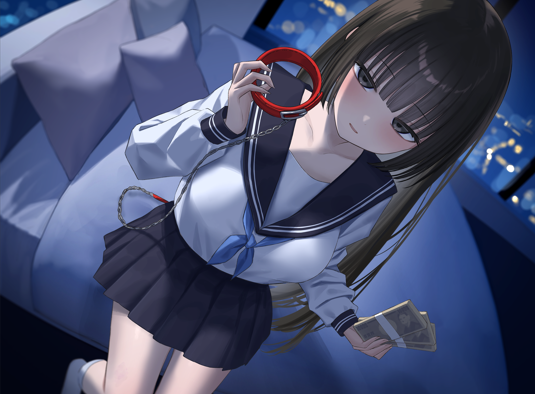 RJ01389258 时薪1万日元！被阴郁冷艳系JK收养的兼职 【8V4.13G】
