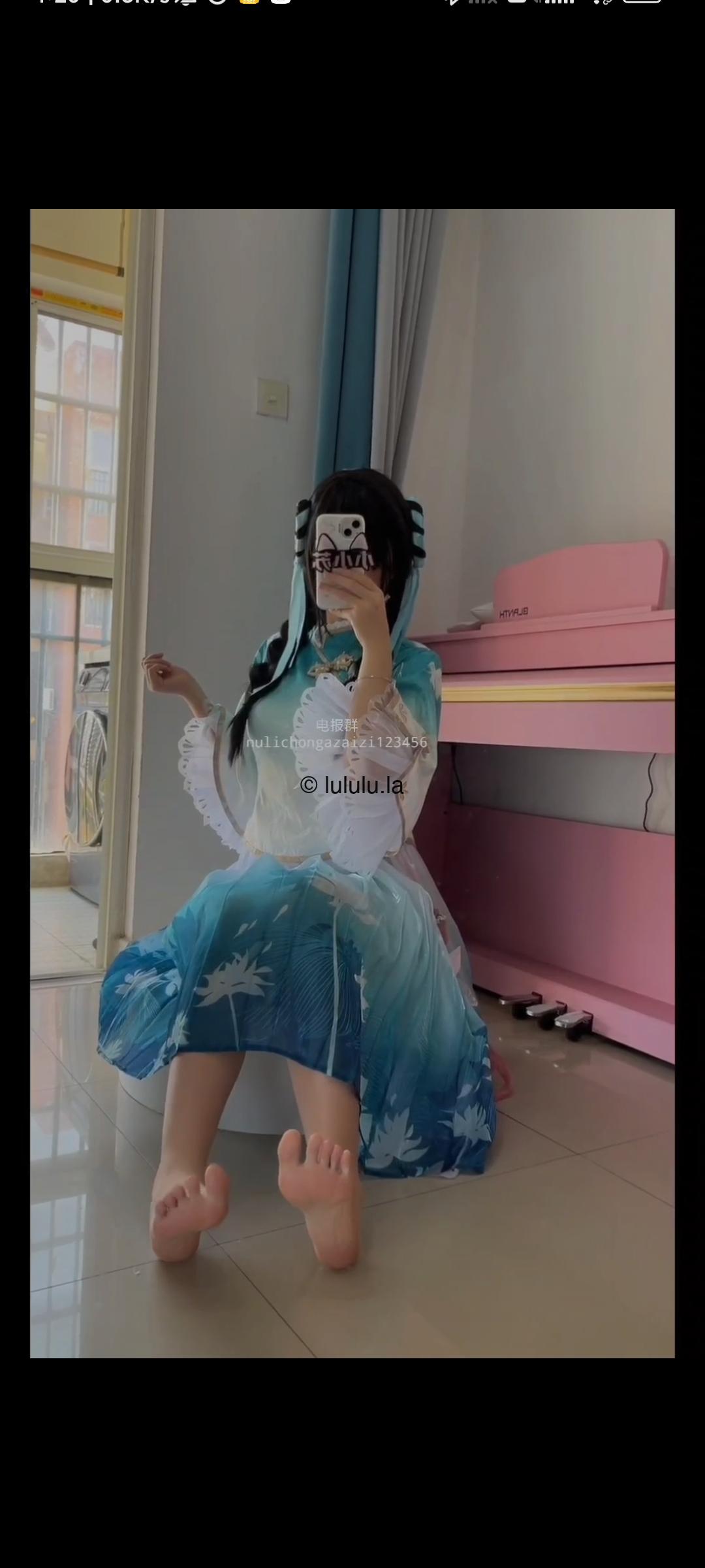 抖音小小苏 cos汉服 足控 1v168m