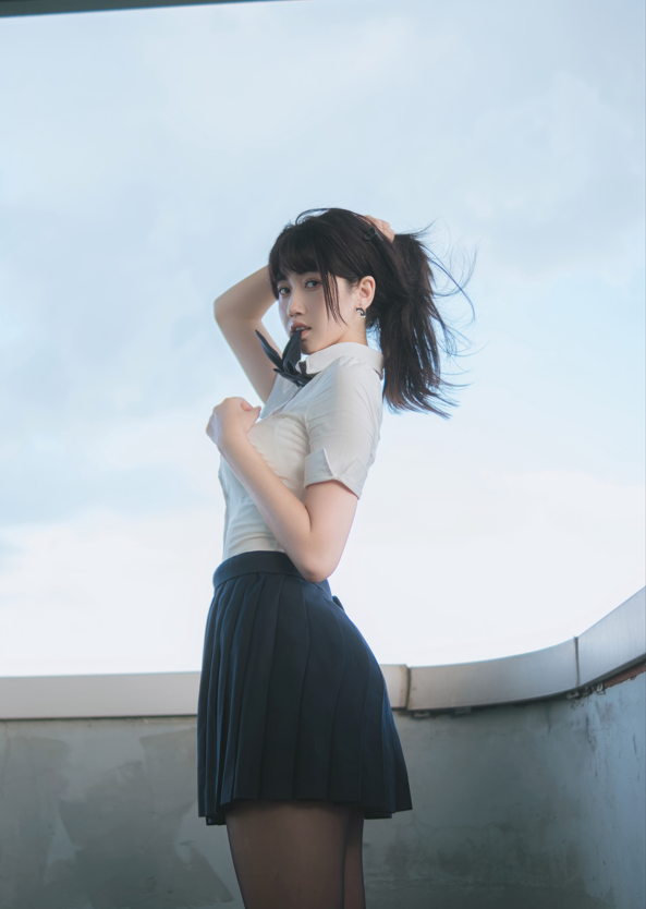 不呆猫 Vol.058 JK学妹户外 【59P390M】