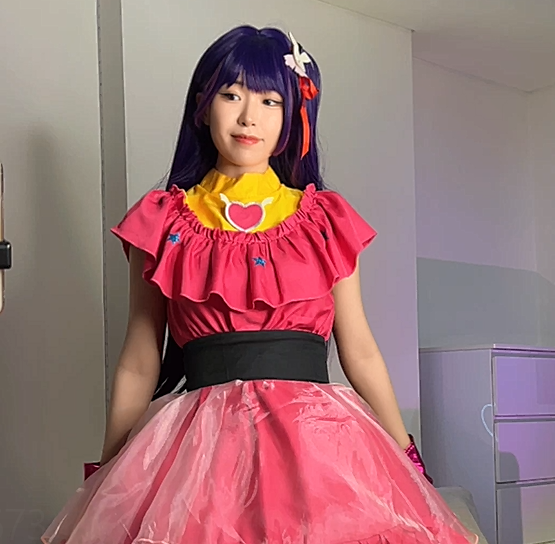 meriol_chan 星野爱+黑色皮衣