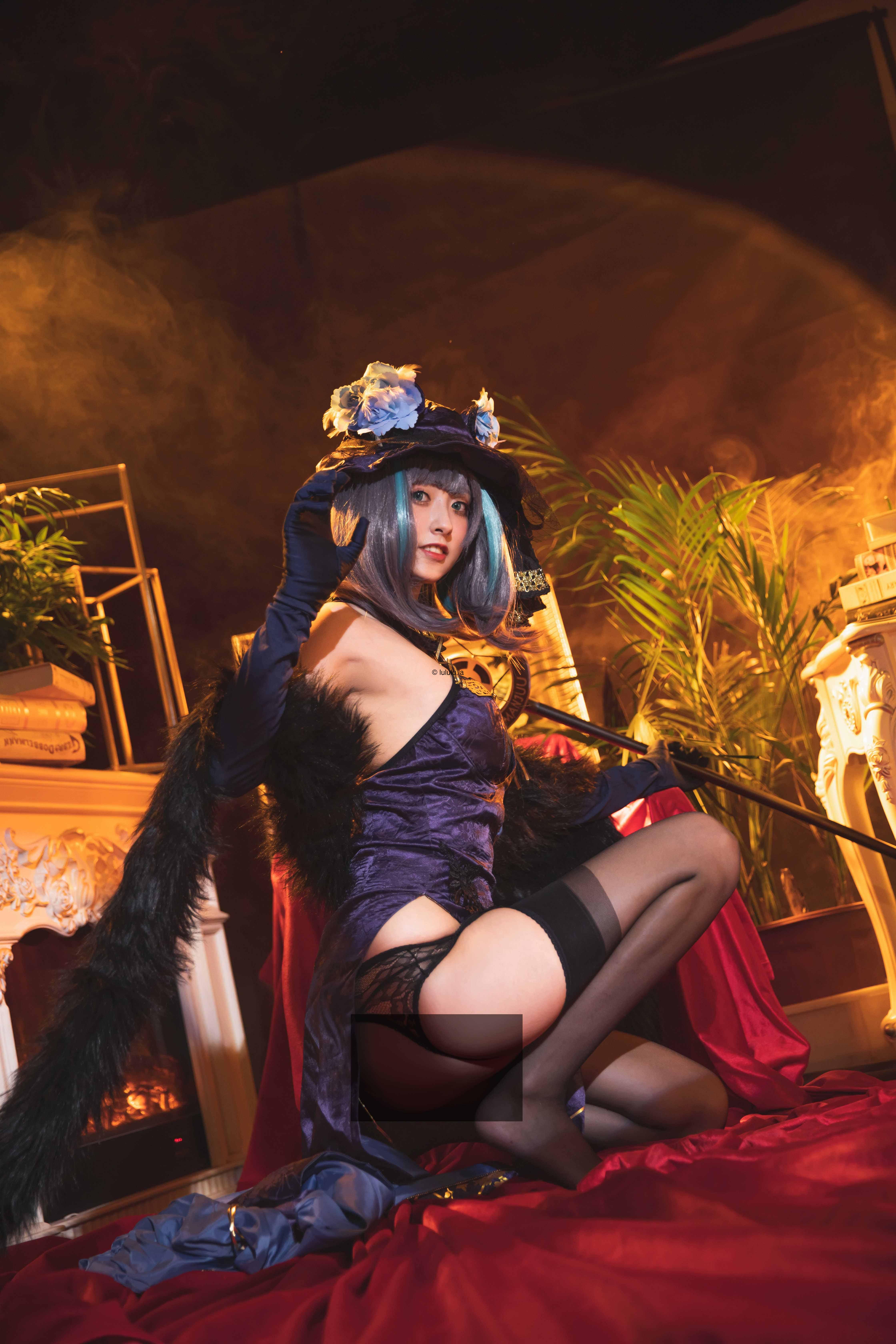 【新】Luisa_零纱 - 柴郡旗袍【53P】【641MB百度云】