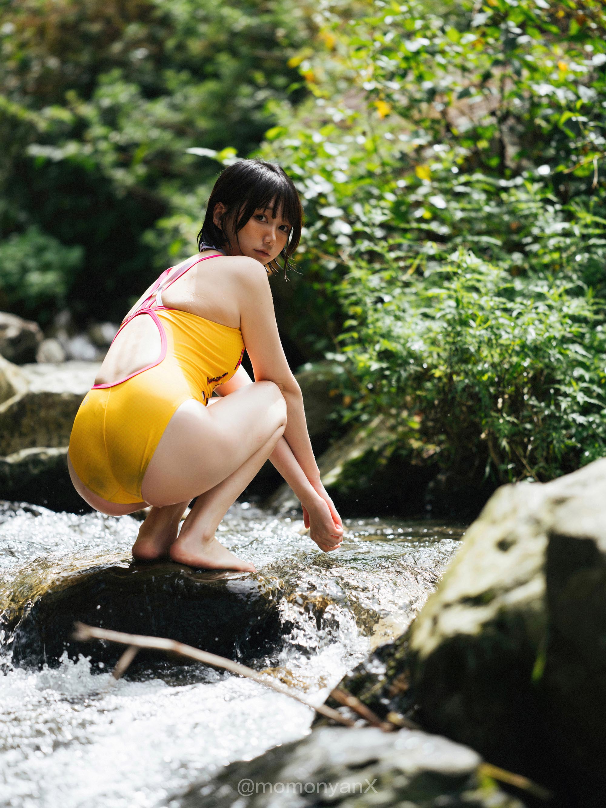 【新】NAGISA魔物喵 – 25年8月1000日元订阅 夏の小川【72P】【266MB百度云】-福利岛