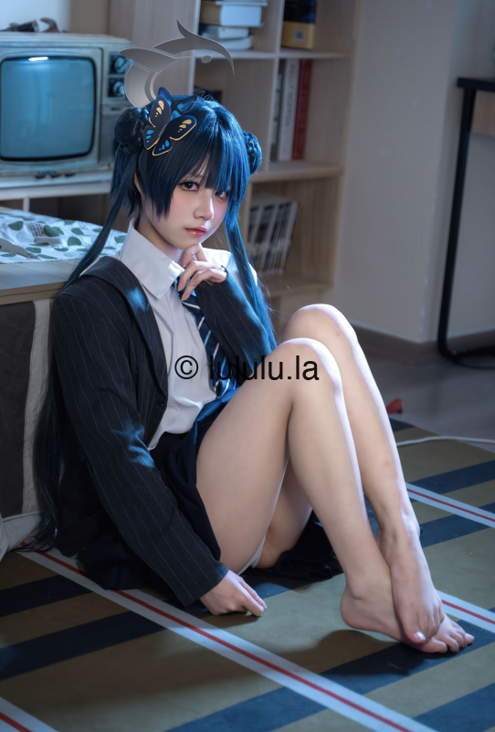 NO.3309 【超级稀有】清水凪 - 龙华妃咲 JK (蔚蓝档案) 【52P 523M】