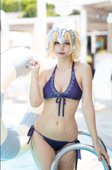 Himeecosplay – 贞德泳装 【60P 257MB】-福利岛