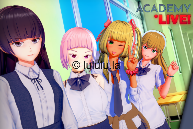 [日式SLG/汉化] 学院：直播！Academy: Live! v0.09 [PC+安卓/4.9G]-福利岛