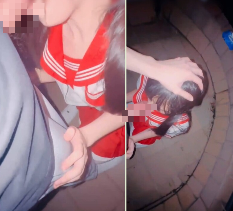 兄妹乱伦❤️意淫自己妹妹，爸妈睡着后拉着妹妹在天台做爱，面对城市的夜景后入蜜桃臀小穴抽插喷射[1.85G