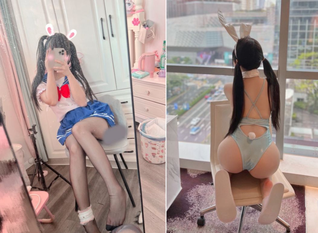 ✅可爱少萝萌妹『兔宝大人』那么多姿势还是最喜欢被爸爸后入，表面看起来很乖巧可爱 私下是爸爸的小母狗(11V)392M