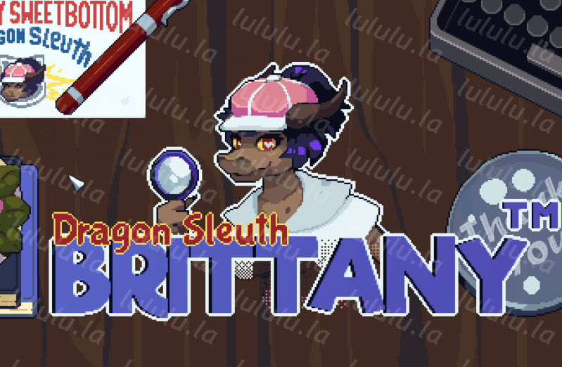 [像素RPG] 龙族侦探布兰妮 Dragon Sleuth Brittany 官中 [6.4G]-福利岛
