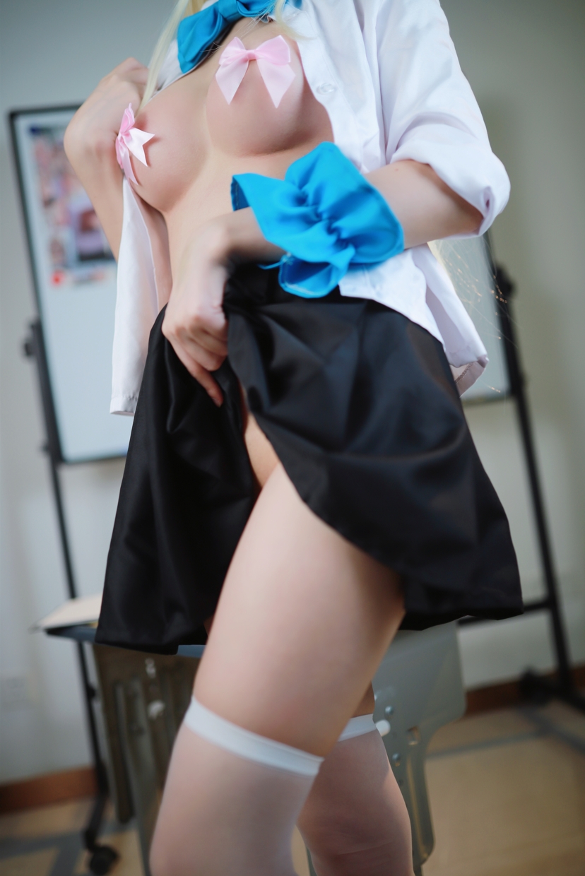 NO.2577 【新】上杉绘黎落 - 蔚蓝档案 飞鸟马时 校服 【46P 833MB】