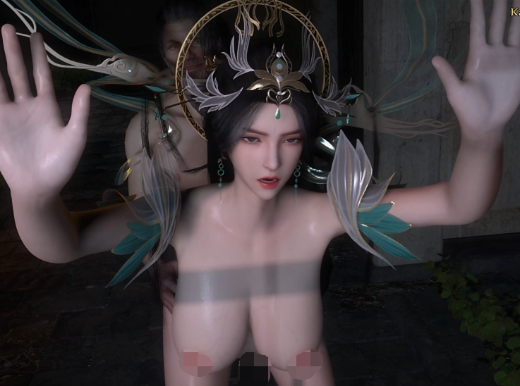 Kai Vi 9月新作：柳神 ver2 冷艳女神榨精失败丧失力量沦为凡人村落的母狗肉便器[5.5G]