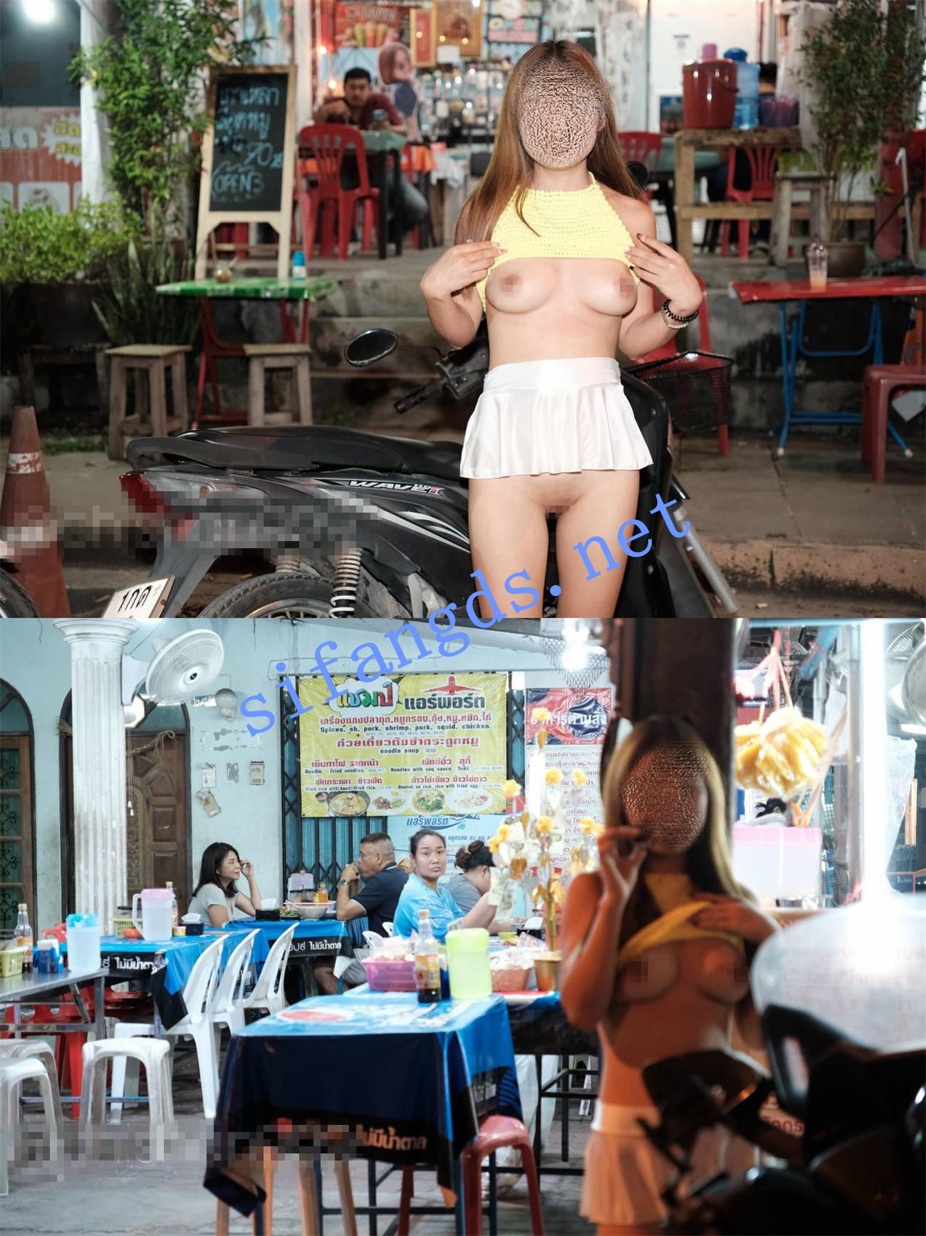 【chishan999池善】11月极限人前露出白天逛街夜晚宵夜-福利岛