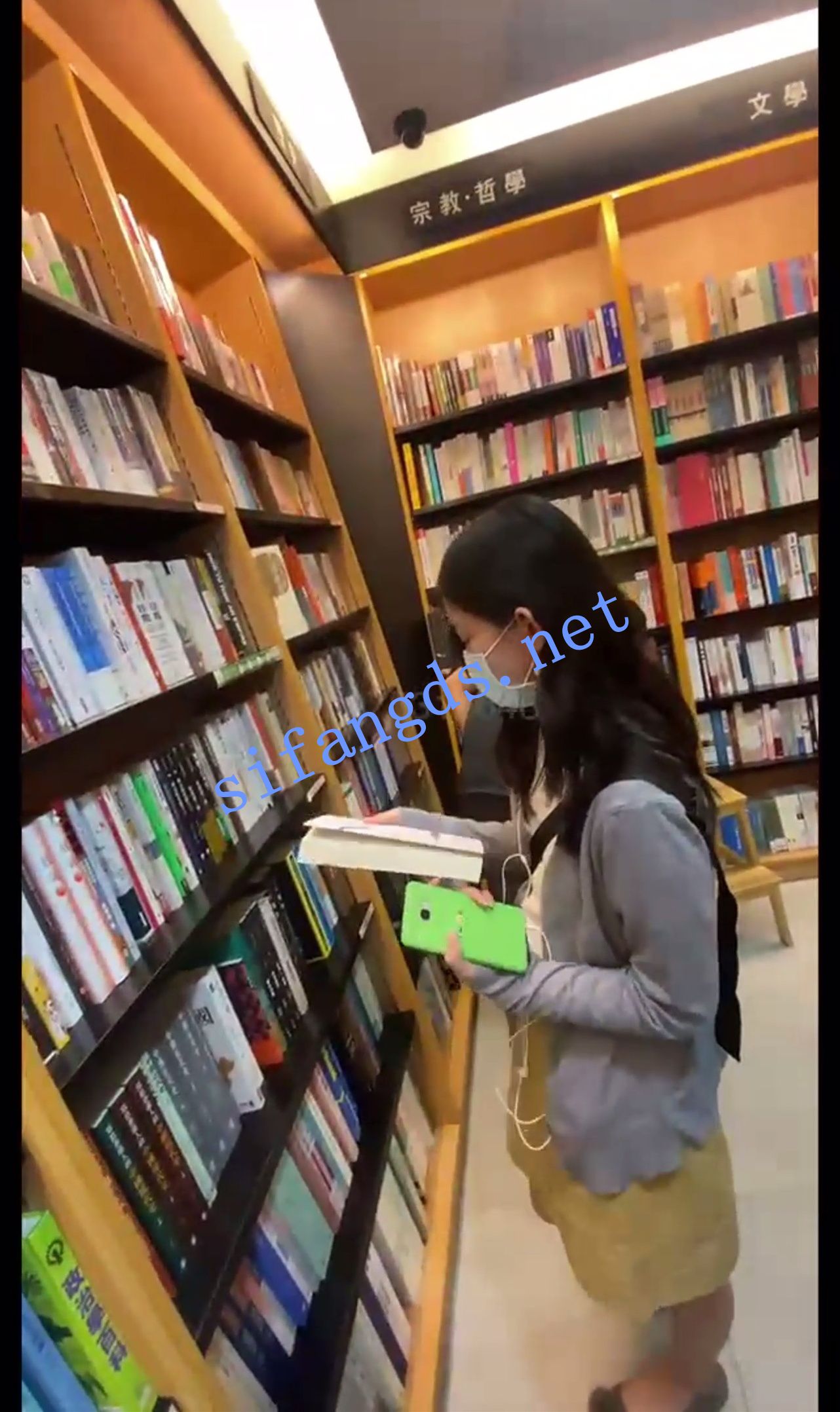 【1597系列CD】28-29书店CD黄裙灰内+包臀裙蕾丝边内-福利岛