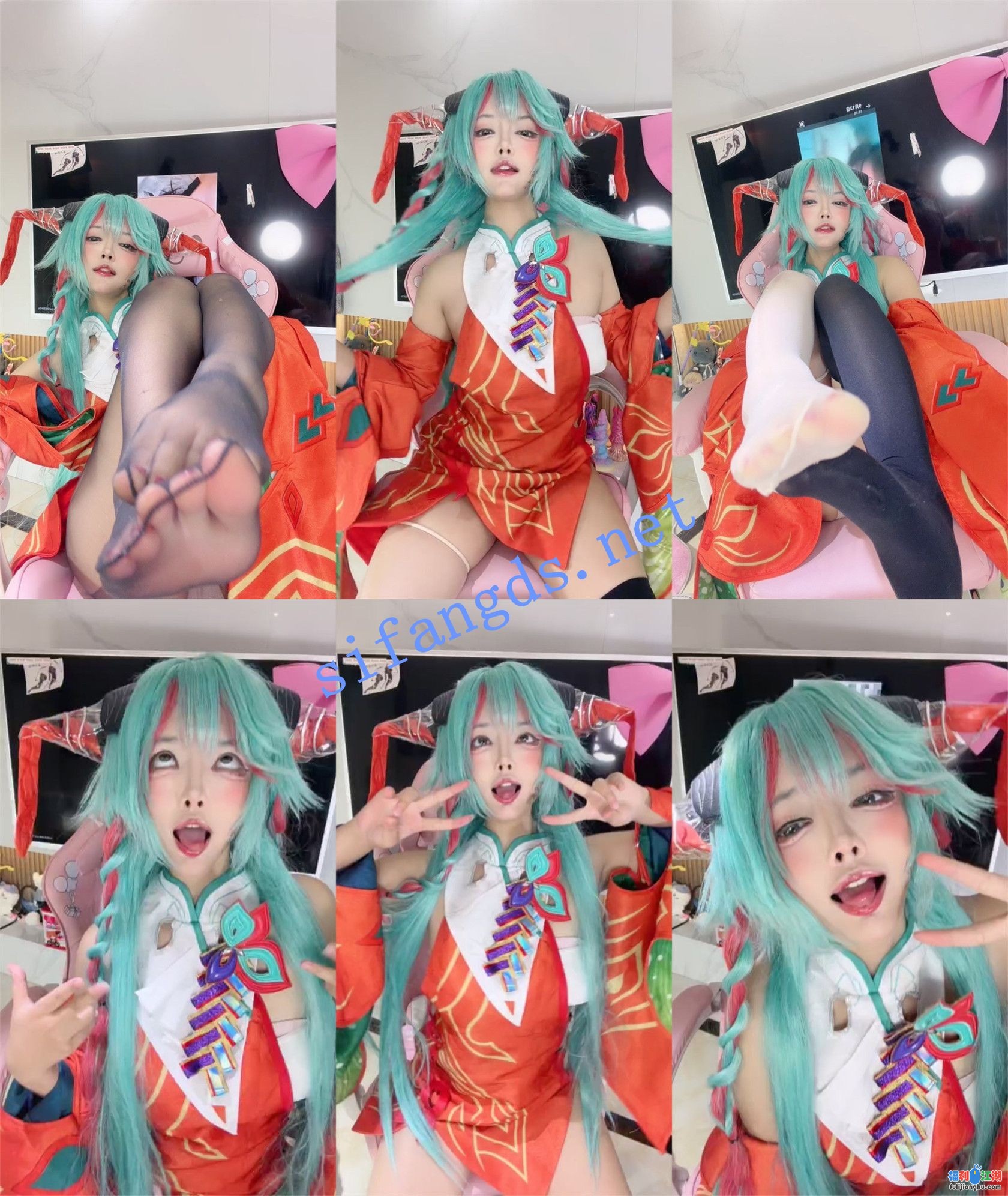 超级漂亮！二次元校花！迷死人~【张晚萌】双洞齐开！过瘾~【5.08G】 预览图 2