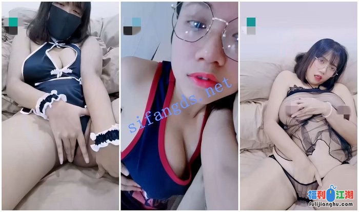 【抖音SWAG福利】大奶风骚眼镜妹【魔魔爱你/xuri】洗澡自慰XO[某房原版]【3.27G】 预览图 2