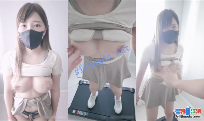 ❤️小小Q｜羞耻露出 穿着贞操裤在跑步机上运动露出[某房原版]【651M】 预览图 3