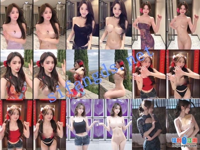 【AI超重磅】Sunny 美大宝 弯弯 小十七 江君等9位网红对比[某房原版]【1.29G】 预览图 5