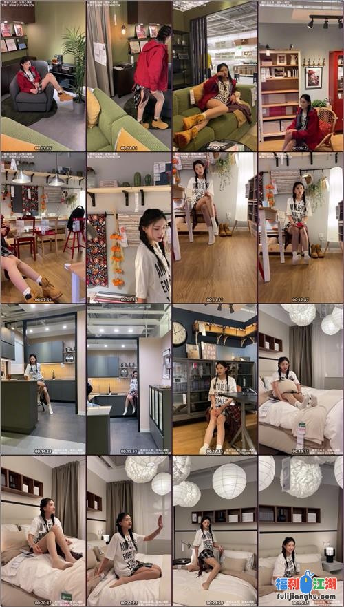 足愉心-可乐-超短裙肉丝棉袜美腿[120P+1V／1.5G百度网盘] 预览图 6