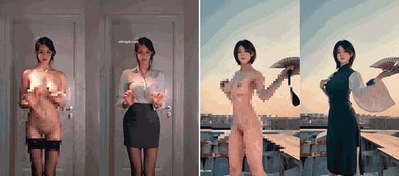 【Ai重磅】30分钟版本 轩子巨兔等8位网红AI脱衣对比 2K超清[某房原版]【12.1G】 预览图 4