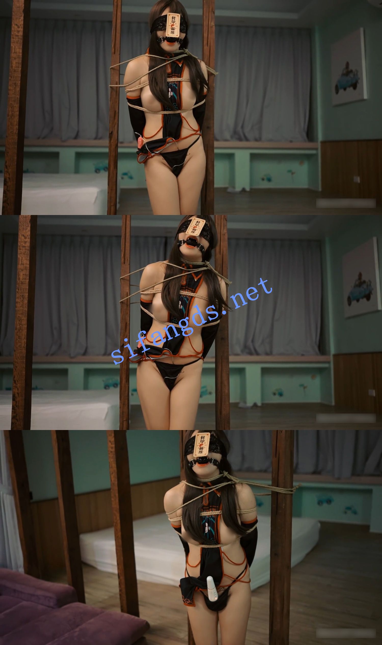 ❤️小小Q｜羞耻露出 扮演会咬人的女僵尸圈养调教,10月最新 预览图 1