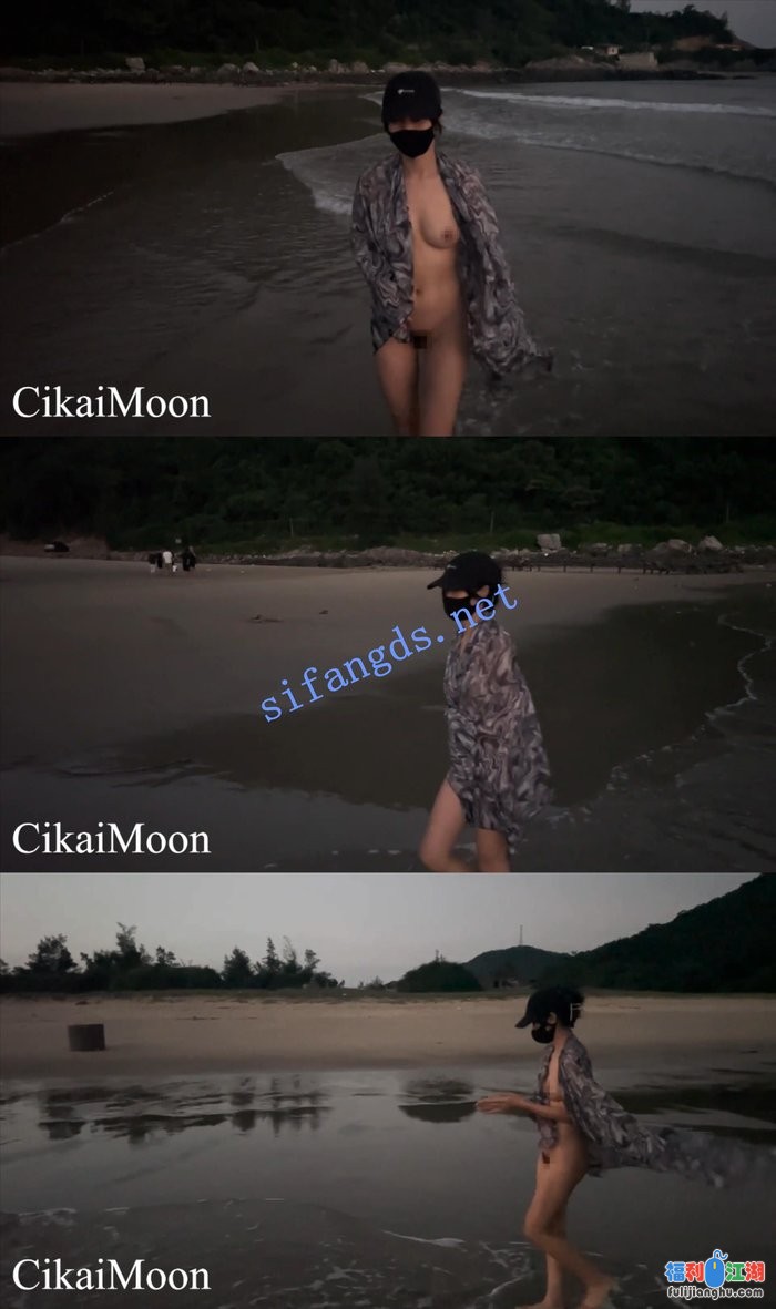【cikaimoon】11月新海滩裸体无惧露出引路人嬉笑讨论大饱眼福[某房原版]【495M】 预览图 4