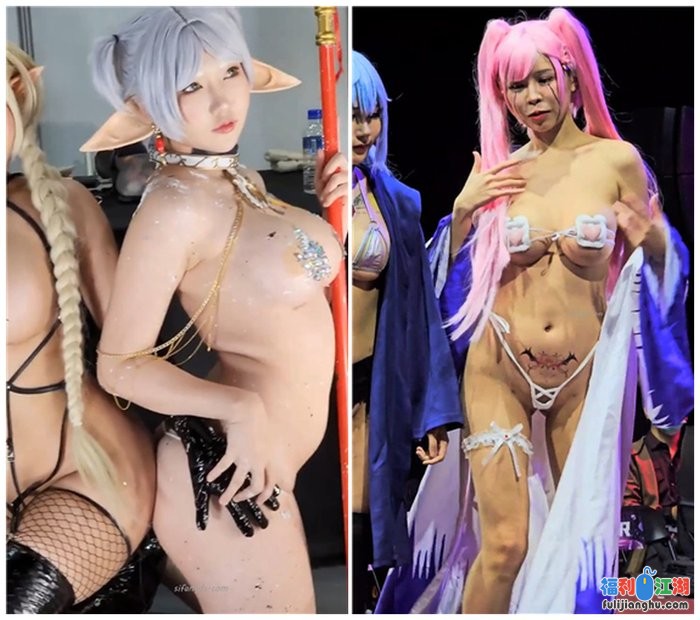 成人漫展 大尺度cosplay 嫩妹为你秀[某房原版]【2.84G】 预览图 5