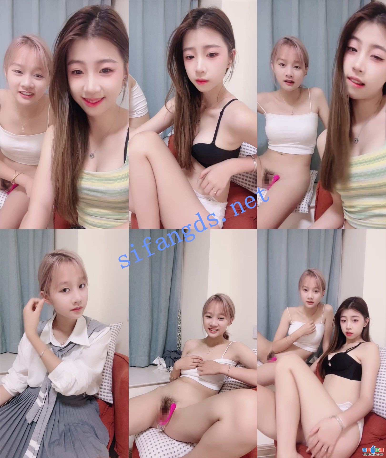 ☑️推荐！两个学生被干了~超刺激~【心月】骚舞~啪啪~道具~【2.75G】 预览图 5