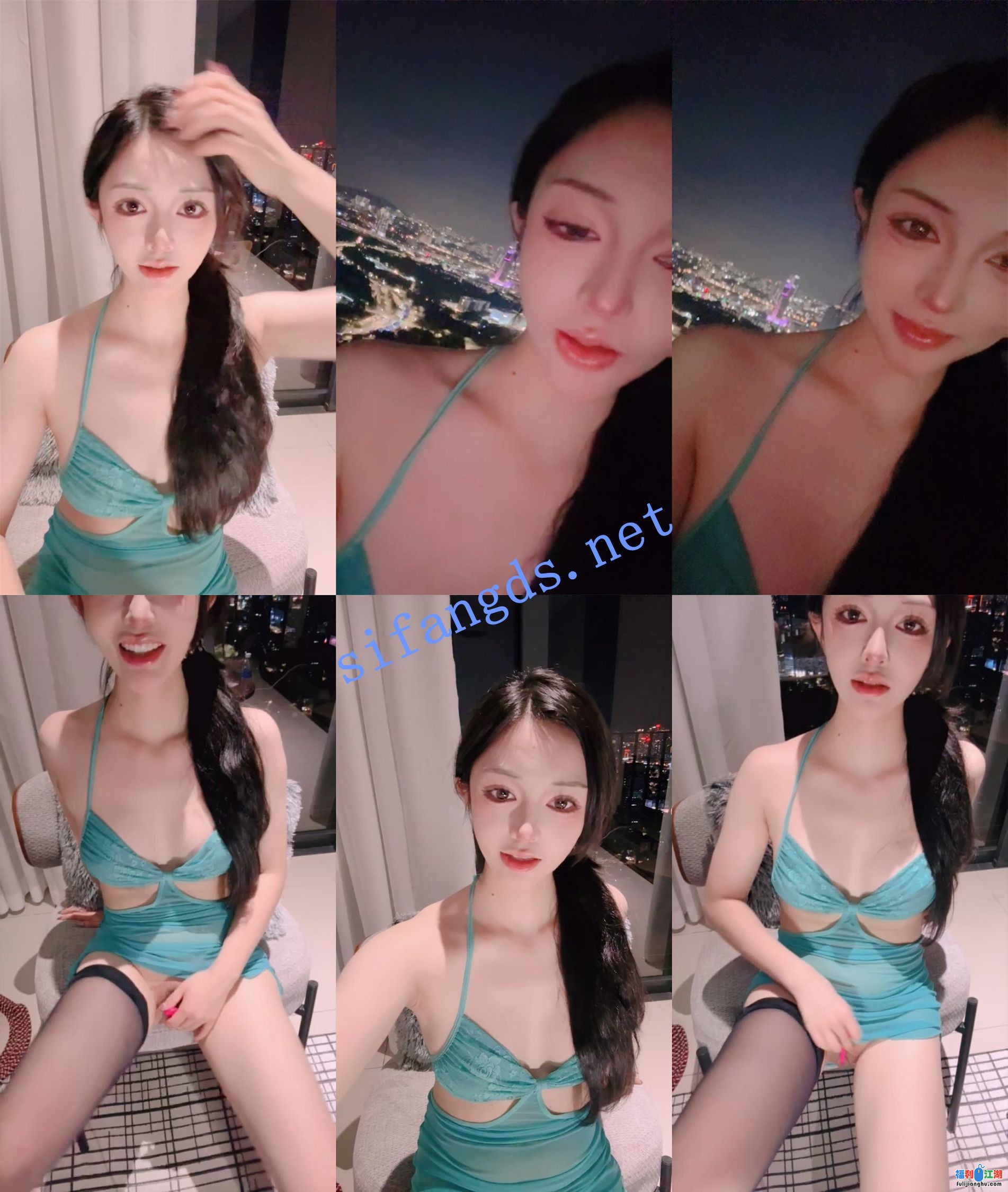 重磅！太美了~【灵羽合】绝美艳星~全裸摇~蝴蝶逼 跳蛋自慰2【7.7G】 预览图 7