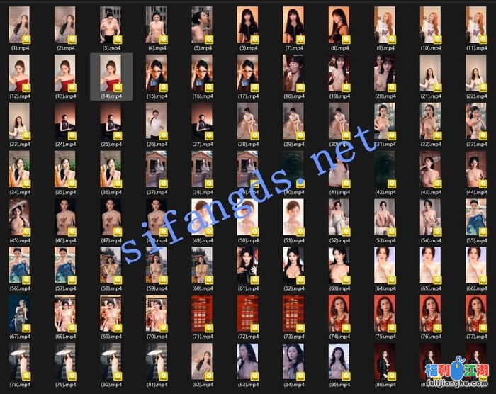 【AI重磅】三十位网红明星AI短视频 88V 大神最新制作 超顶[某房原版]【2.49G】