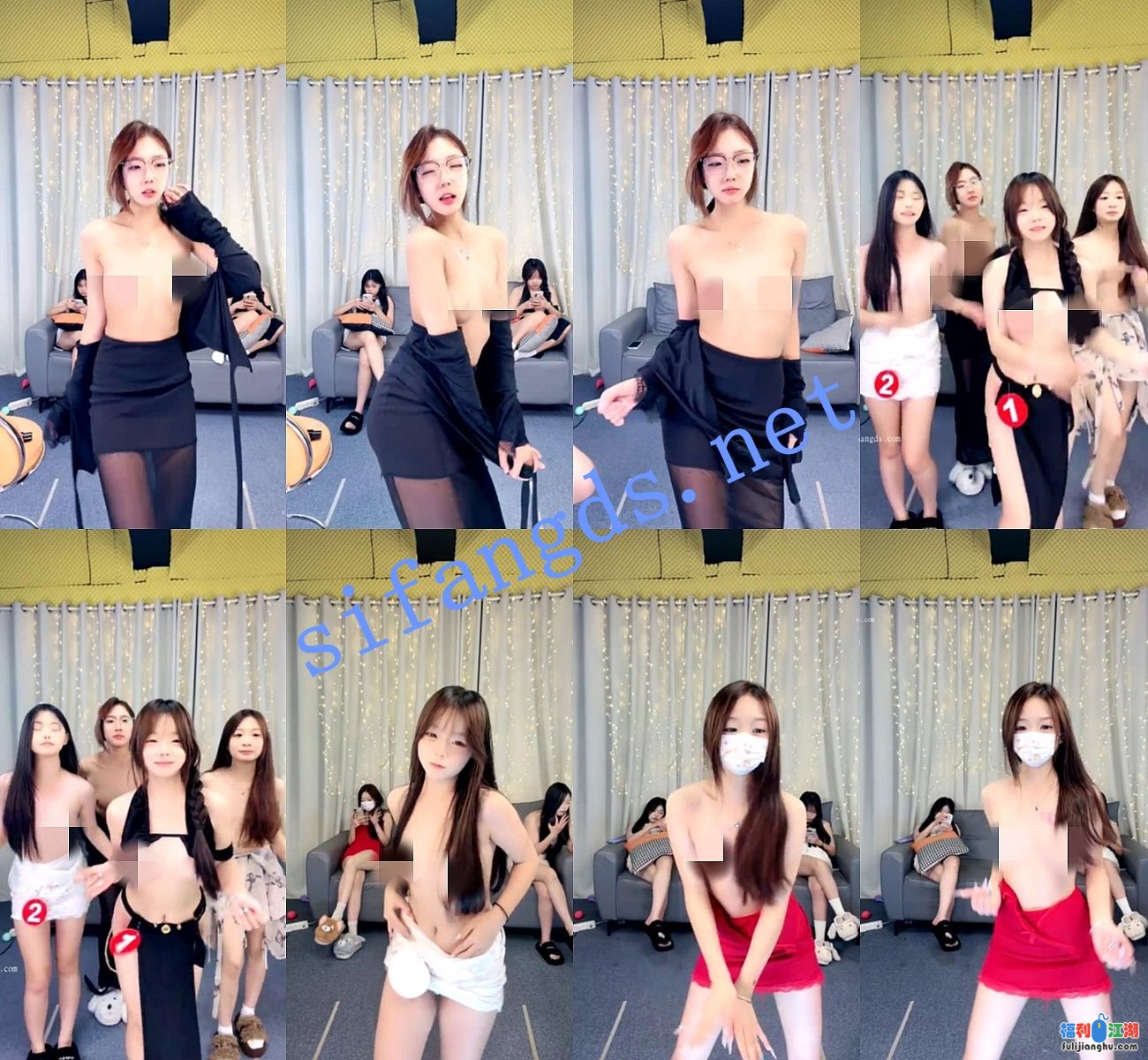 ♈综艺【M8女团】色情版快乐大本营第18期~团队再添新人校花【5.73G】 预览图 6