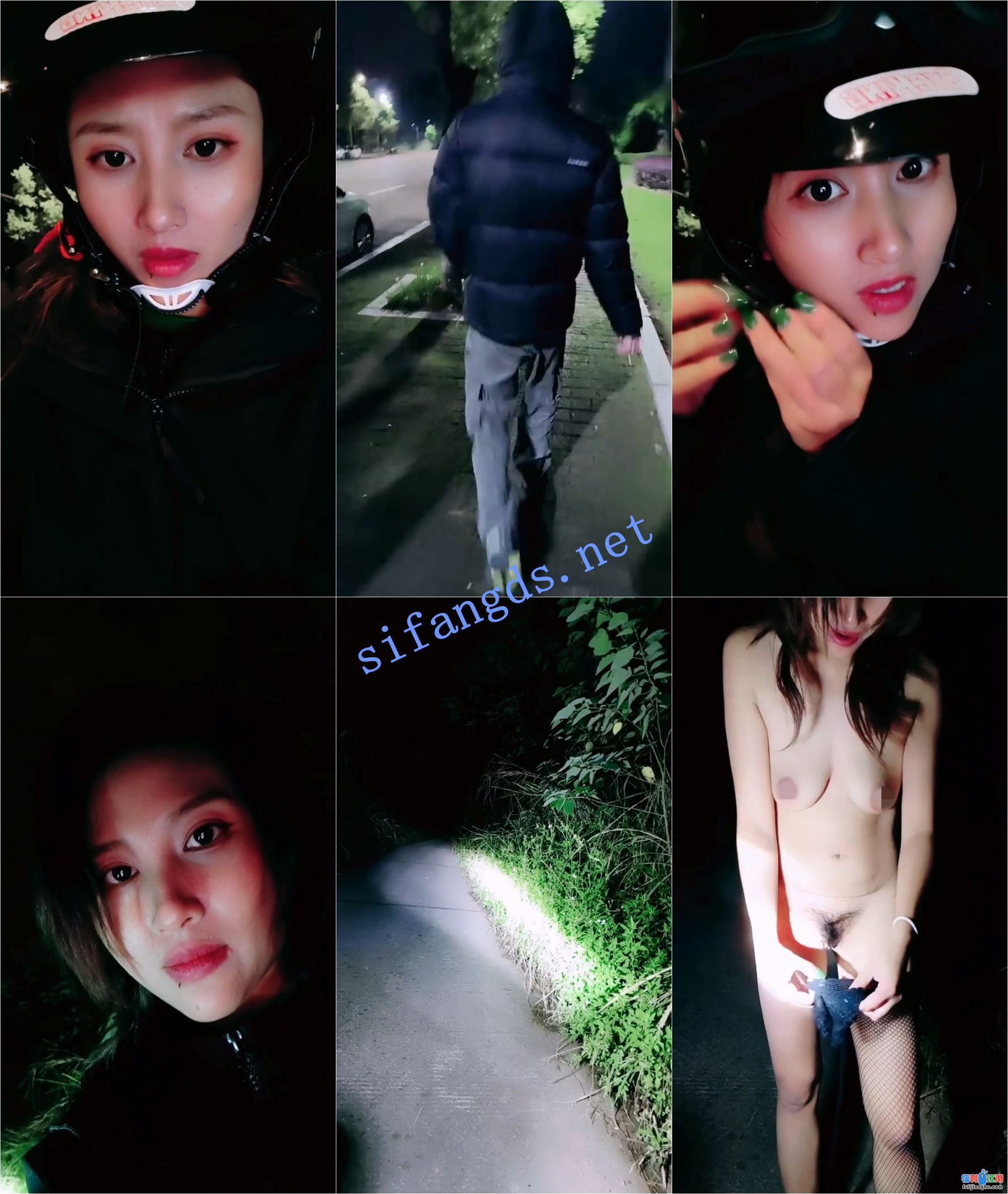 户外！【大啾啾】10.26深夜漂亮姐姐约19岁小弟弟林间打野战【1.5G】 预览图 3