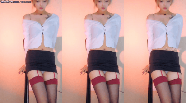 【CC 安静不了】极限骚舞 短裙黑丝 露内裤内衣 非常骚[某房原版]【663M】 预览图 6
