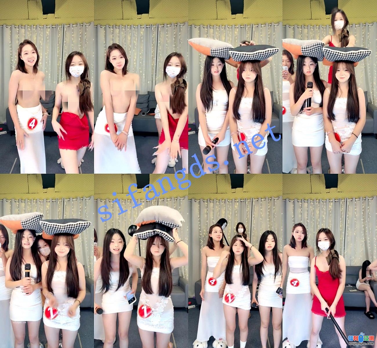 ♈综艺【M8女团】色情版快乐大本营第18期~团队再添新人校花【5.73G】 预览图 1