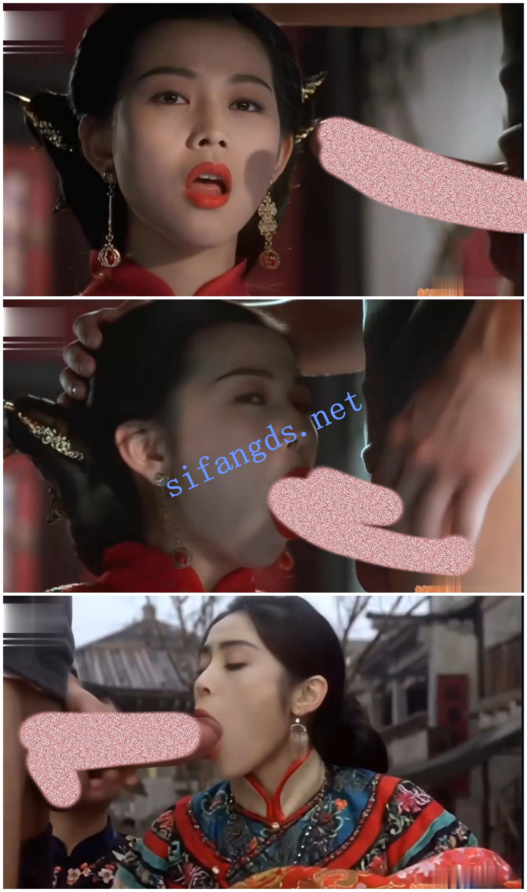 【AI推演视频】电影九品芝麻官魔改版吃鸡舌吻颜射爱爱! 预览图 3