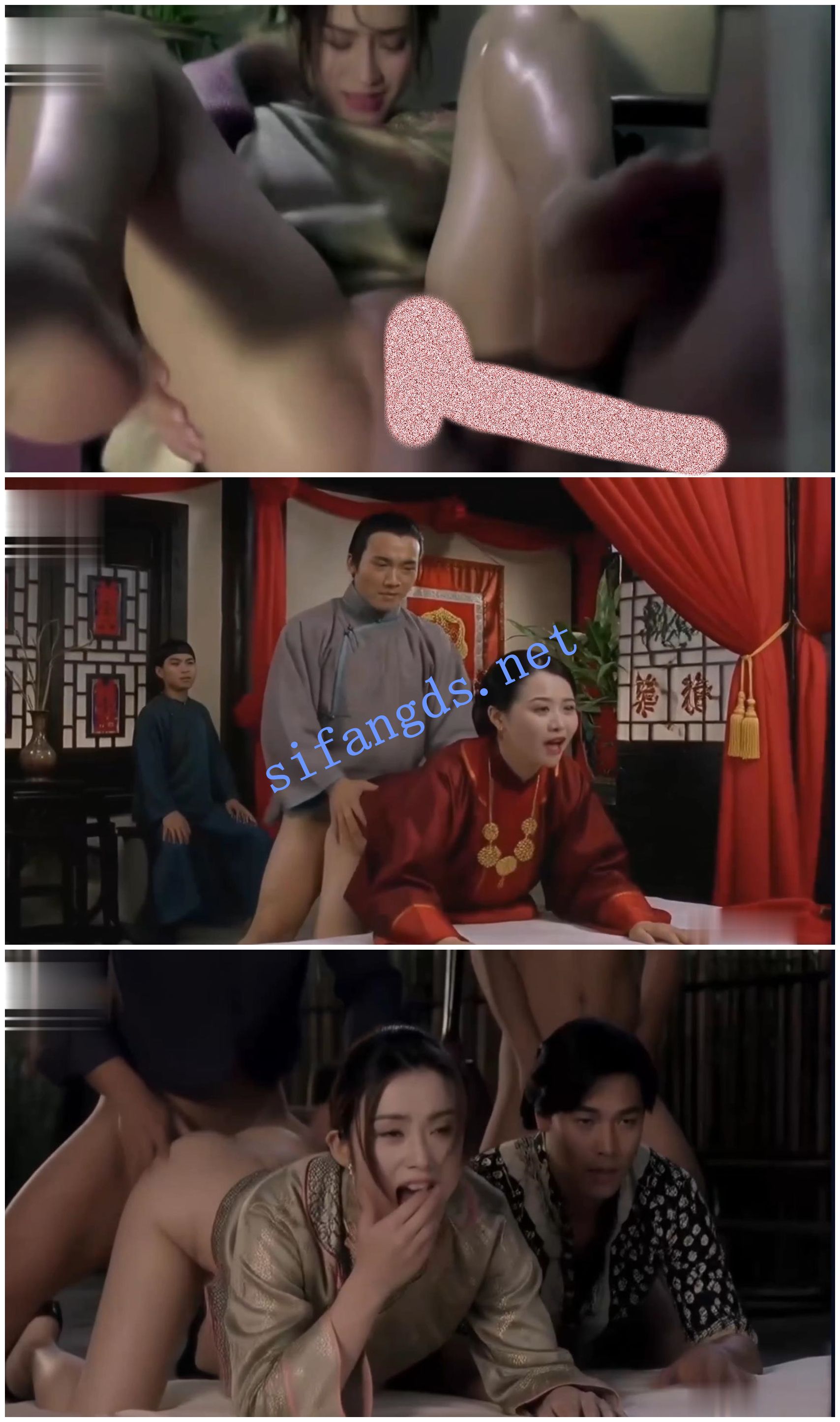 【AI推演视频】电影九品芝麻官魔改版吃鸡舌吻颜射爱爱! 预览图 11