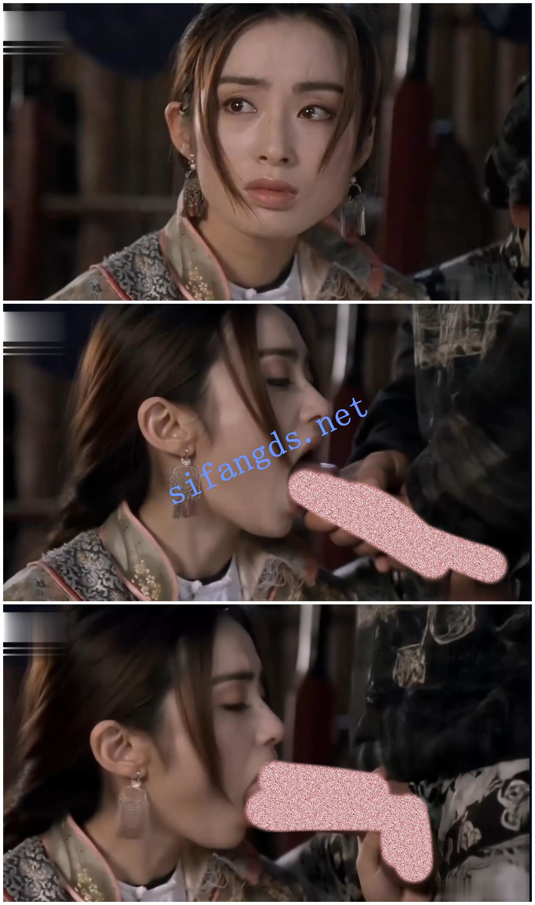 【AI推演视频】电影九品芝麻官魔改版吃鸡舌吻颜射爱爱! 预览图 5