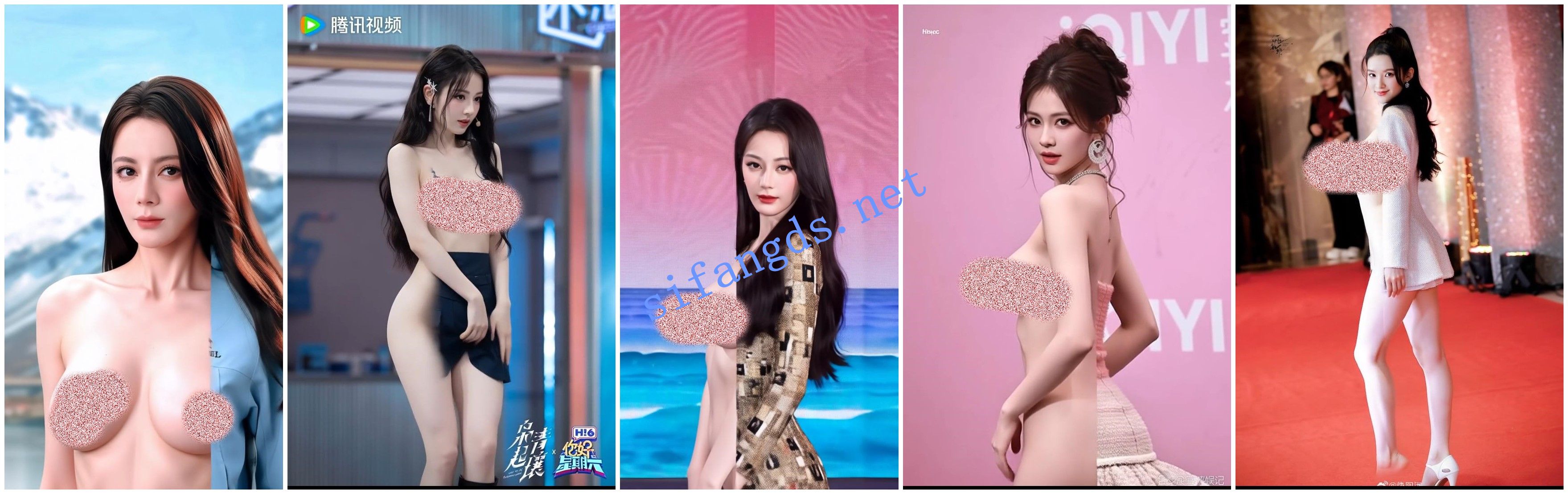 【AI推演视频】内地热门明星网红脱衣爱爱口 预览图 1