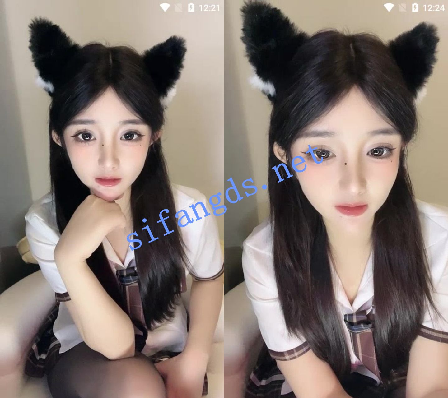 ██新人驾到！【小包包】漂亮，漂亮，JK制服装，收费大秀 预览图 1