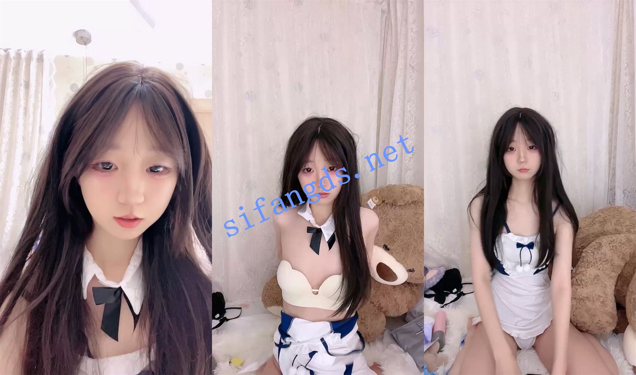 新人学妹 绿专黄！【05洛丽塔】可爱娃娃脸 妙曼身材 抠逼！ 预览图 1