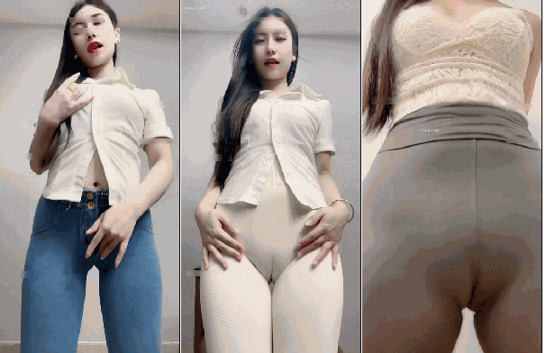 【快手福利】风骚肥臀御姐【沐沐呀】骚舞顶胯抖臀骆驼趾.2[某房原版]【8.95G】 预览图 6