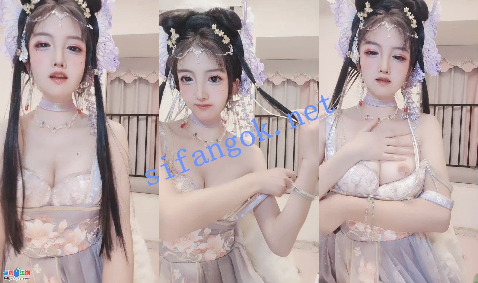 ⚡【附近女友】极品古风美人下海！汉服脱衣舞~强烈推荐~  【5.83G】 预览图 17